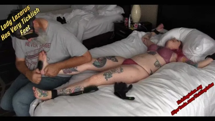 Ticklingisfun - Lady Lazarus Has Very Ticklish Feet MP4