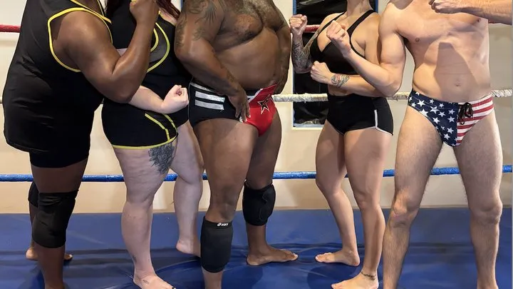 Pandemic Pro Wrestling - Intergender Wrestling: 5-Way Tickle Fight