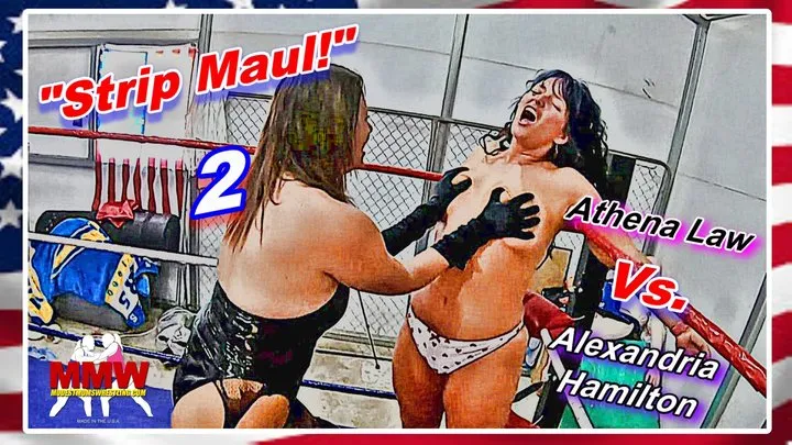 Modest Moms Wrestling - Strip Maul! 2