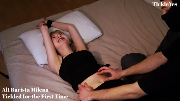 Tickleyes - Alt Barista Milena Tickled for the First Time - Full HD