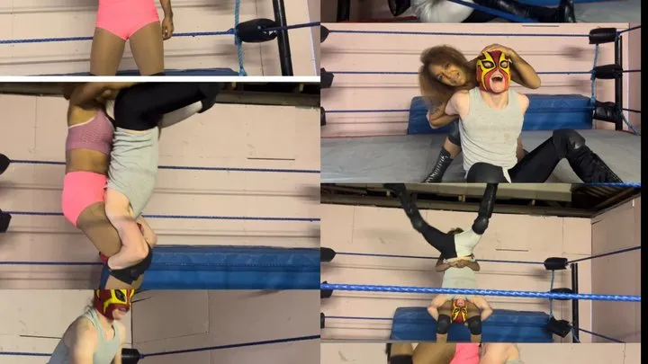 Nadia Sapphire - Mixed wrestling, lift and carry’s with Piledrivers