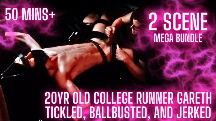 Nathan Justice - 20yr Old Gareth Gets Tickling, Jerking, Ballbusting, And Post-Orgasm MEGA-BUNDLE (Two Scenes!)