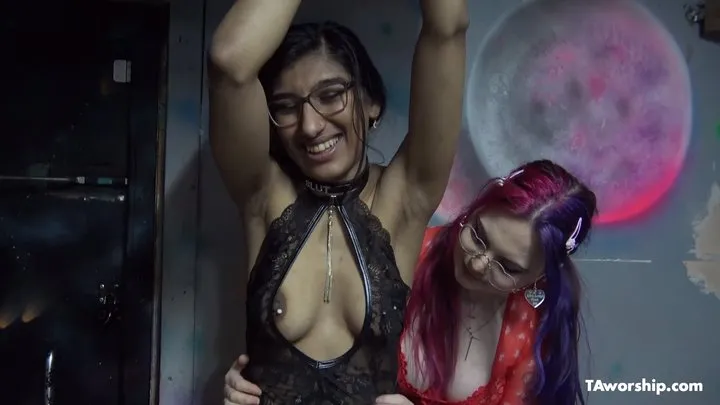 Taworship Tickling - Desi Mouse tickled by Nikky Thorne and Sophie Titties mp4