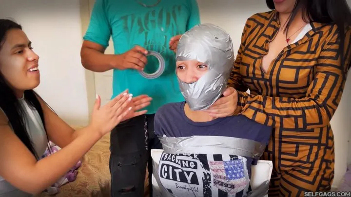 Selfgags - Gagged and Taped for Cheating – Chair Bondage Punishment for a Cock-Hungry Slut (mp4)