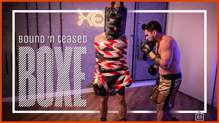 Hex Fetish - Hex ties his sparring dummy Tonny at the punching bag (1080p ENG-sub) Bondage Male - Gay Boxe - Gay Belly Punching - Gay Gut Punch - Gay Bondage
