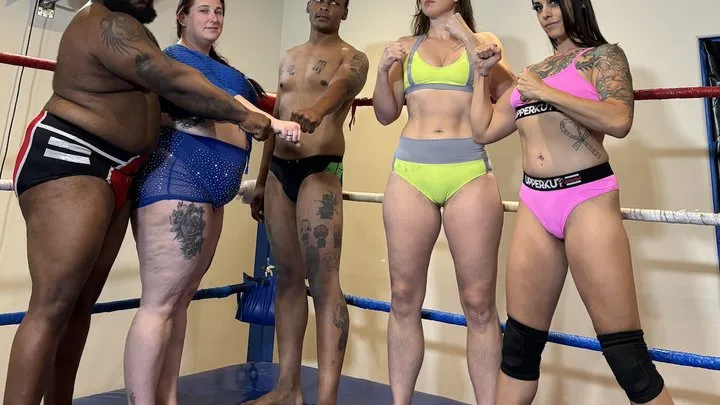 Pandemic Pro Wrestling - Intergender Wrestling: 3 on 2 Tickle Match