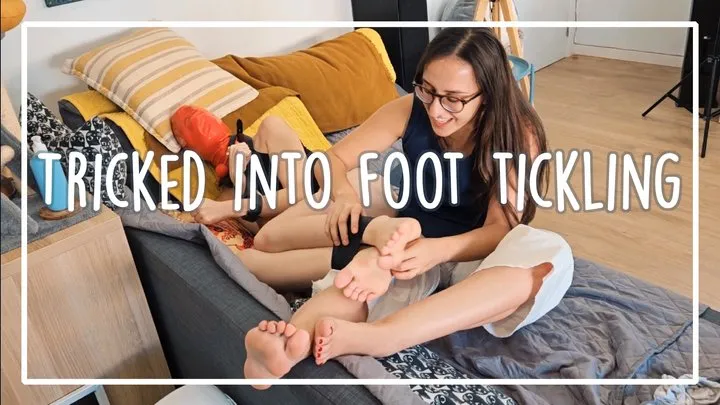 Kittystepsis - TRICKED INTO FOOT TICKLING 1080 mp4