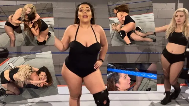 Nadia Sapphire - Longest face sit pin and ass smothers - women’s wrestling