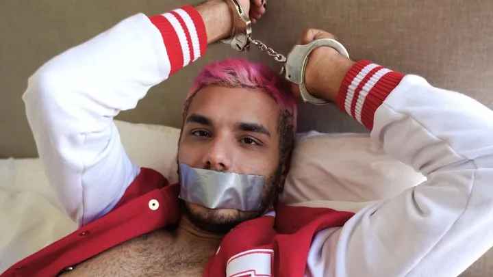 Brazilian Bondage Boys - Playing bondage model at home (SET 4)