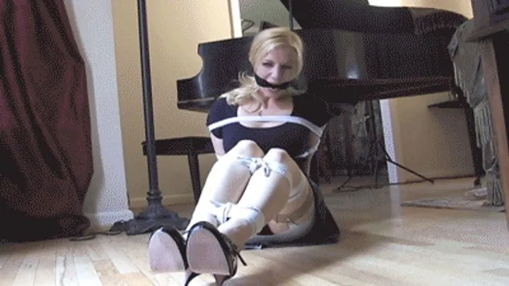 Old School Ties By Steve Villa - d2506EDEN-Real Estate lady bound and gagged