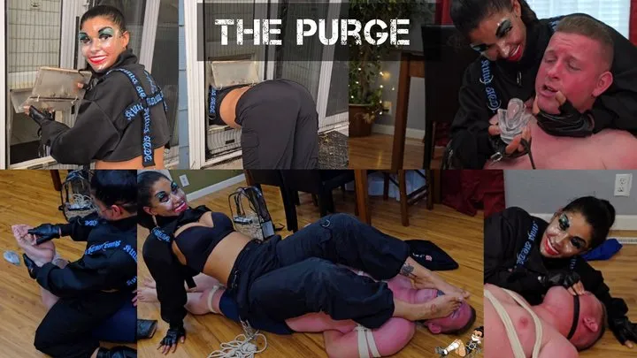 Calisa's Bondage Diaries - The Purge: Happy Becomes An Unfortunate Victim As Calisa Participates In The Annual Purge Event When All Crime Is Legal For 12 Hours