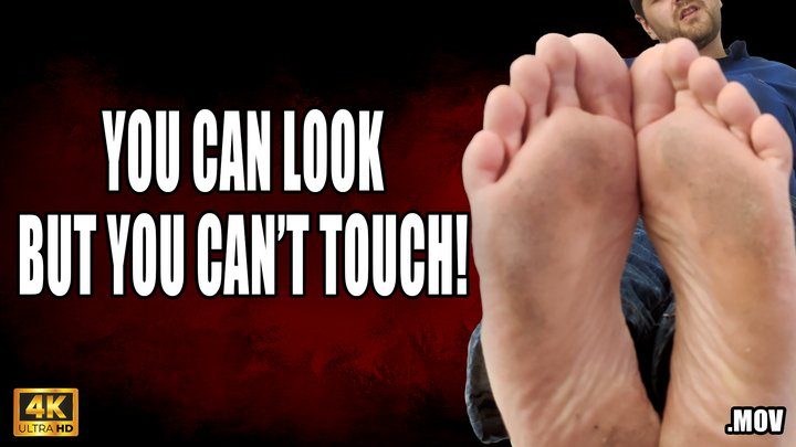 Kingdom Pictures - You Can Look At My Feet But You Cant Touch - Foot JOI - 4K UHD - MOV - KingMarti