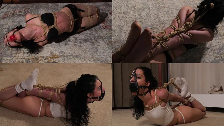 Layla Bondage Addiction - Persefone - Hogtied and lifted twice (ultraHD)
