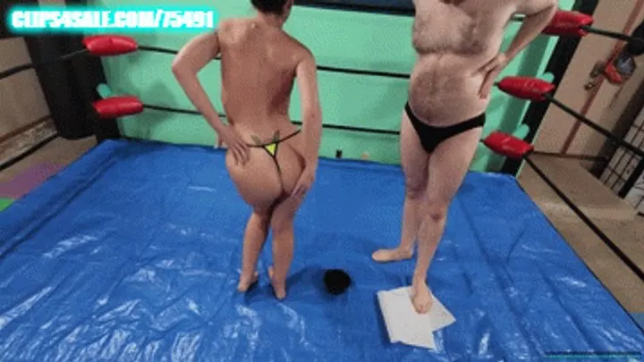 Constances Crazy Cinemas - Oil Ring Wrestling Constance v Jack