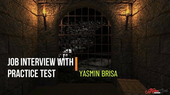 Fetish Brisa - JOB INTERVIEW WITH PRACTICE TEST - YASMIN BRISA - CLIP 1 - NEW JUNE 2025