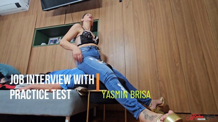 Fetish Brisa - JOB INTERVIEW WITH PRACTICE TEST - YASMIN BRISA - CLIP 2 - NEW JUNE 2025