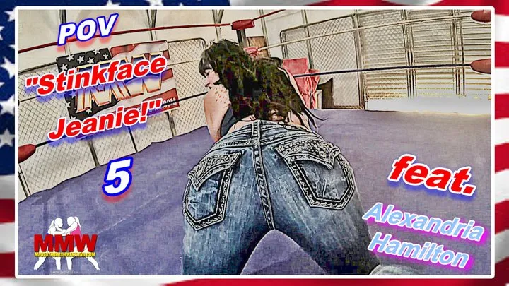 Modest Moms Wrestling - POV - Stinkface Jeanie! 5 WMV