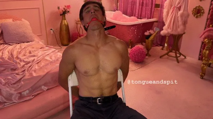 Holliwould 24/7 - Logan Bondage Tied to a Chair and Ball Gagged Part20 Video1 - MP4