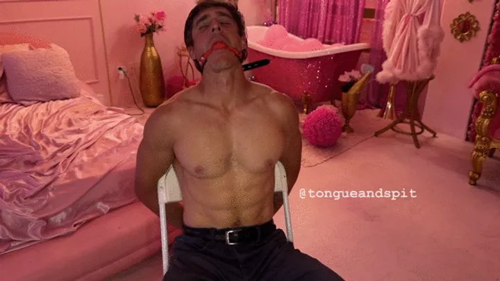 Holliwould 24/7 - Logan Bondage Tied to a Chair and Ball Gagged Part20 Video1 - WMV