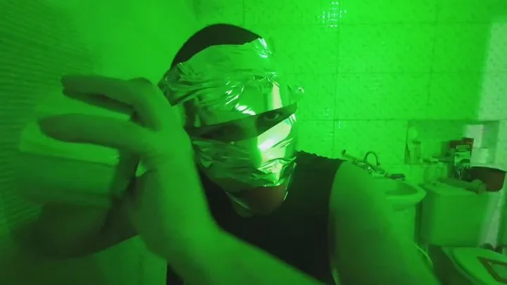 Paulviper00 - Self gagged ball gag and tape