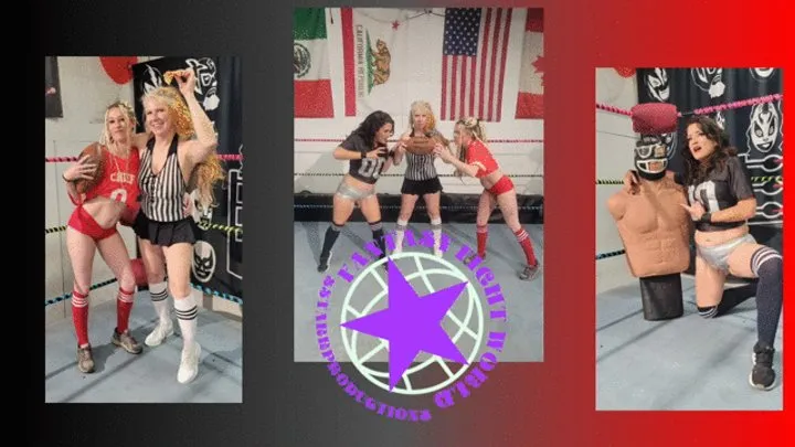 Fantasy Fight Girls By Ssp - FFGFAN The Big Cheat Jezebel vs Betty wSybil as Ref mov