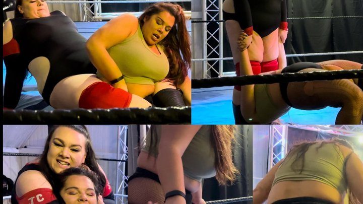 Power Girls Pro Wrestling - BBW vs giantess women’s wrestling match
