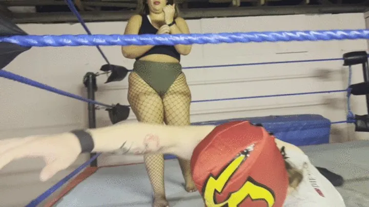 Power Girls Pro Wrestling - Nose Deep face sitting