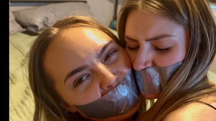 Tied Tales - Stayover 2025 HD-Blake LaVista gets duct taped and gag by Kody and London Evans