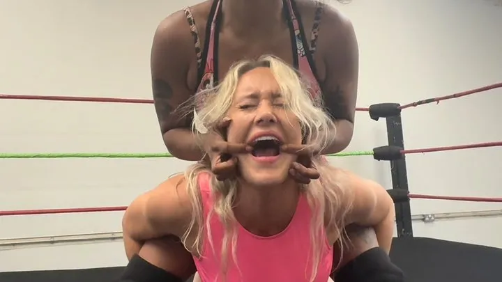 Power Girls Pro Wrestling - Piledrivers, submissions and spanking