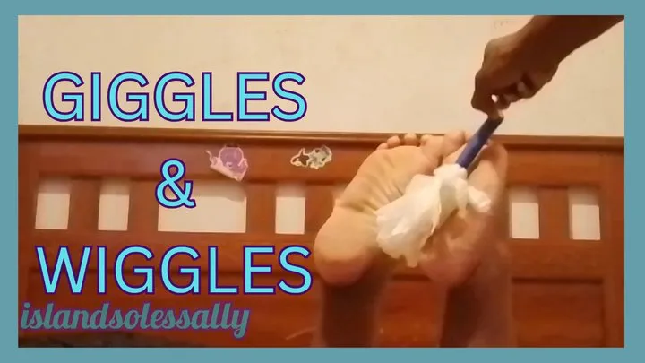 Sweet Sally's Sexy Soles - Tickling My Big Ebony Meaty Soles