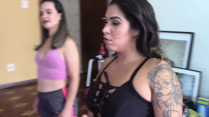 Ms Fetish Studio - A DUO OF TWO HOT WOMEN FIGHTING FARTING ON THEIR SLAVE BY SCARLET WHITE, VICTORIA DIAS AND DANIEL SANTIAGO