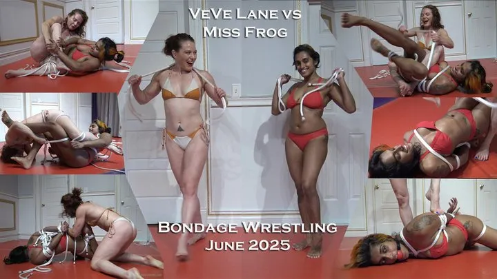 Doom Maidens Wrestling - Bondage Wrestling: VeVe vs Miss Frog (June 2025)