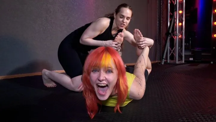 Russian Girls In Fetish - GOT TICKLED UNTIL SHE CRIED LAUGHING!: TICKLE YOGA GONE TOO FAR (FHD)