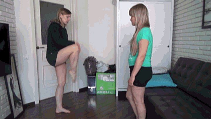 Not An Angel - RIGHT TECHNIQUE TO KICK MEN BALLS (PART 1 barefoot) Kfe