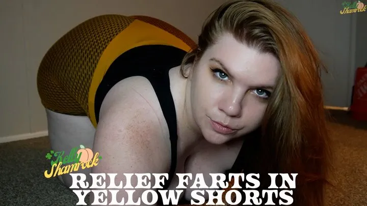 Kelly Shamrock - Relief Farts In Yellow Shorts