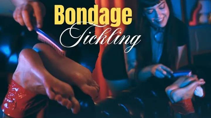 Miss Bimby - Miss Bimby & Svetlanna Duct Tape Bondage with Foot Tickling (1080 - EN sub) Lesbian Domination - Foot Fetish - Tattoos & Piercings - Brunette - Tied Tickle - Female Tickling