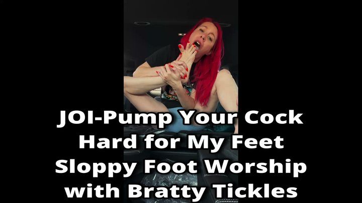 Tickles Soft Soles - Pump Your Cock For My Feet - JOI & Self Foot Worship Bratty Tickles 1080