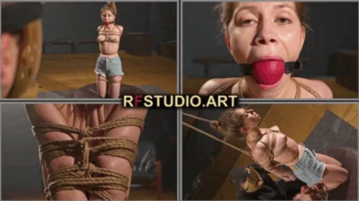Rf Studio Production - Little Agness - Turned Into a Cute Bondage Toy with Lagre BallGag (UHD 4K MP4)