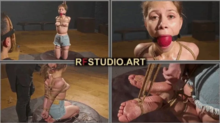 Rf Studio Production - Little Agness - Turned Into a Cute Bondage Toy with Lagre BallGag (FULL HD MP4)