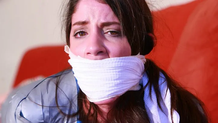 Dominic Wolfe's Gagged Beauties - Arielle is an ANGRY, Toe-tally Mummified, Sock gagged & Frustrated as Fuck Fuming Mad Babysitter! *RE ENCODE 2025* *NEW PREVIEW*