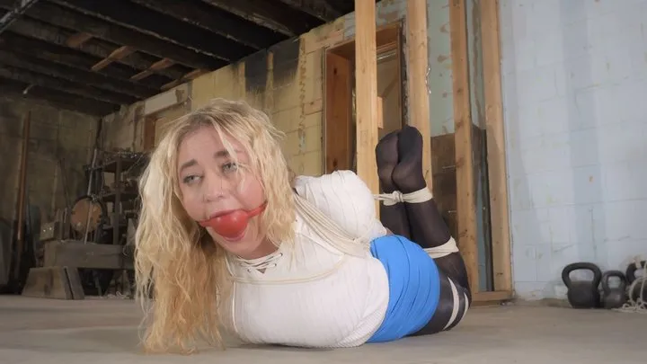 Fs Studios - Zoey Ziptie Hogtied pt1