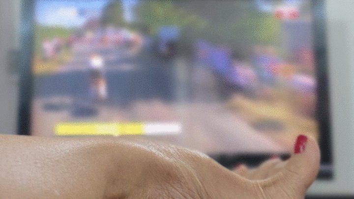 Foot Fetish Paradise - Milah Highly Arched Feet Goddess enjoying the Tour the France 2025