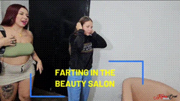 Karina Cruel Farting  Enema - FARTING IN THE BEAUTY SALON - MISTRESS ARIEL - FULL VERSION IN FULL HD - NEW JULY 2025
