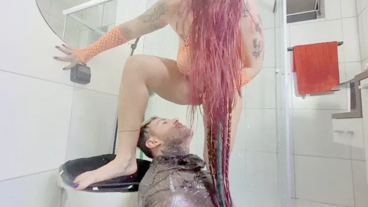 Fetish Factory Brazil Farting - DOMINATING AND FARTING ON MY SLAVE INSIDE THE UNSABRILLIANT BATHROOM - BY ARIEL - CLIP 3