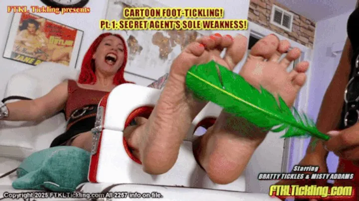 Ftkl's Foot  Tickling Fantasies - Cartoon Foot-Tickling! Pt 1: Secret Agent's Sole Weakness! (1080 mp4)