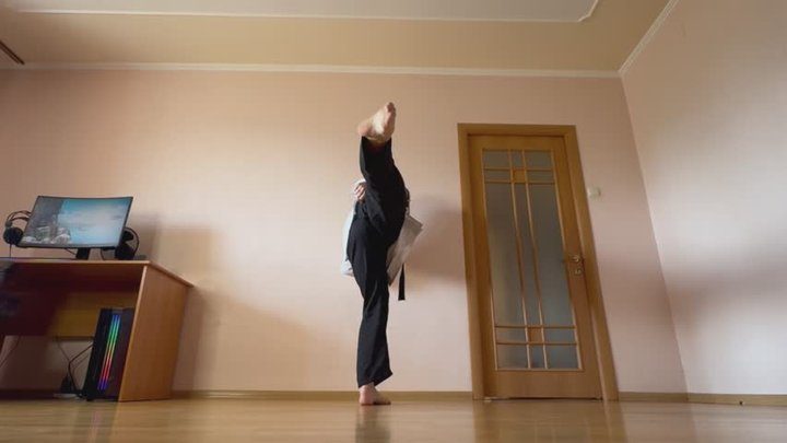 Sweetaurarealfights - Karate Aura put the slave on his knees and punished him