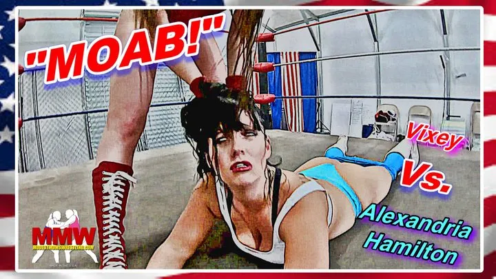 Modest Moms Wrestling - M O A B!