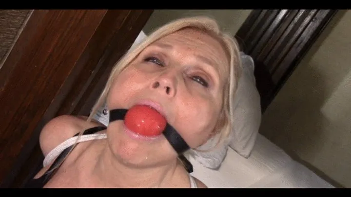 Good Girls In Bondage - Housewife Roped Ball Gagged and drooling