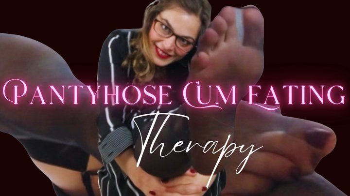 Mistress Pomf - Pantyhose Cum Eating Therapy Fantasy