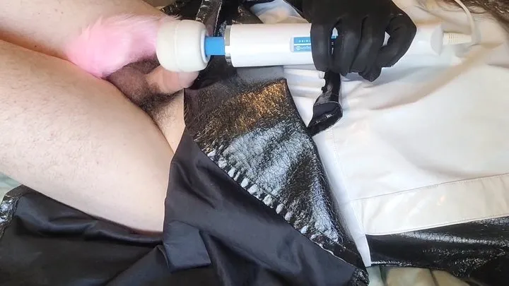 Subbypuppy - SubbyPuppy Latex Sissy Maid Cuddling with the Wand